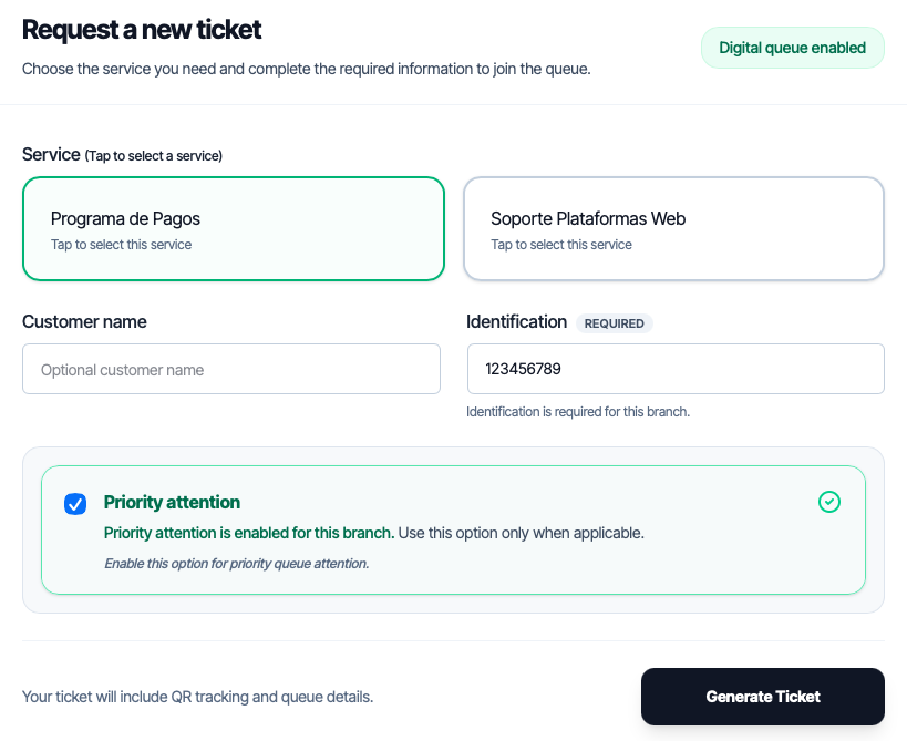 Smart Queue Dashboard